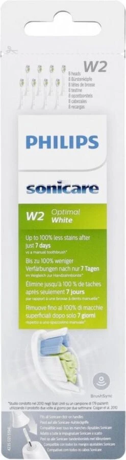 Philips Sonicare W2 Optimal White HX6068/12 - Opzetborstels - 8 Stuks -Mondelinge Benodigdheden Winkel 330x1200 4