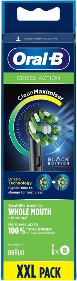 Oral B Oral-B CrossAction - Met CleanMaximiser-technologie - Opzetborstels - Zwart - 8 Stuks 18 Oral B Oral-B CrossAction - Met CleanMaximiser-technologie - Opzetborstels - Zwart - 8 Stuks -Mondelinge Benodigdheden Winkel 331x1200 2
