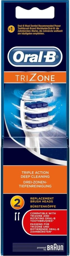 Oral B Oral-B TriZone - Opzetborstels - 2 Stuks -Mondelinge Benodigdheden Winkel 331x1200