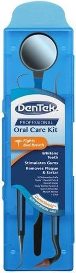 Dentek Tandartshaakje - Inclusief Mondspiegel En Tandvleesmassager -Mondelinge Benodigdheden Winkel 334x1200 3