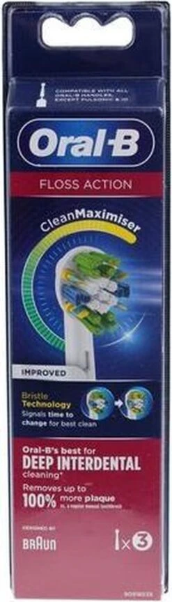 Oral B Oral-B Opzetborstels FlossAction 3 Stuks -Mondelinge Benodigdheden Winkel 343x1200