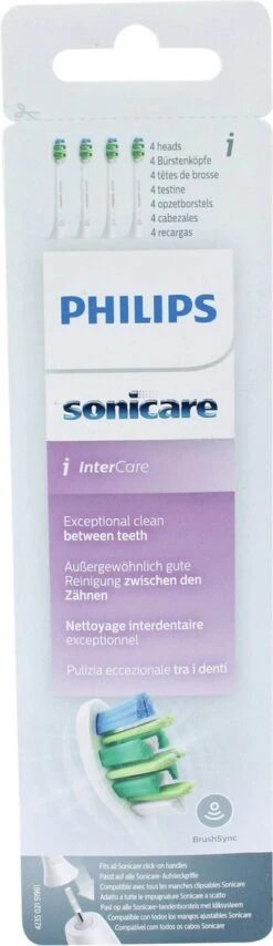 Philips Sonicare InterCare Standaard HX9004/10 - Opzetborstels - 4 Stuks