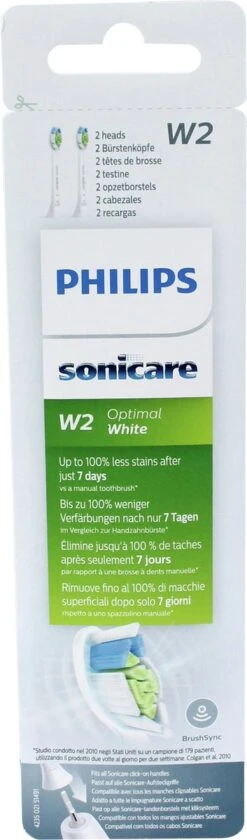 Philips Sonicare W2 Optimal White HX6062/10 - Opzetborstel - 2 Stuks -Mondelinge Benodigdheden Winkel 353x1200 1