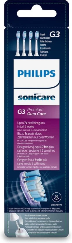 Philips Sonicare AdaptiveClean Gum HX9054/17 - Opzetborstel - 4 Stuks -Mondelinge Benodigdheden Winkel 355x1200 3