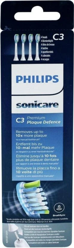 Philips Sonicare C3 Premium Plaque Defense HX9044/17 - Opzetborstel - 4 Stuks -Mondelinge Benodigdheden Winkel 360x1200 1