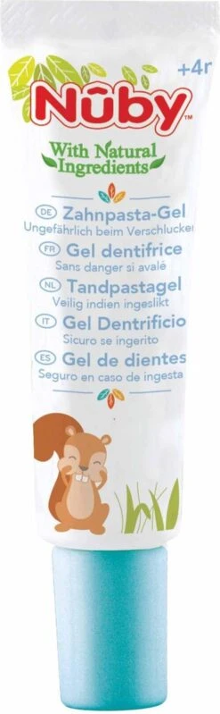 Nûby - Tandpasta Gel Voor Baby & Vingertandenborsteltje - 20g - 4m+ -Mondelinge Benodigdheden Winkel 371x1200