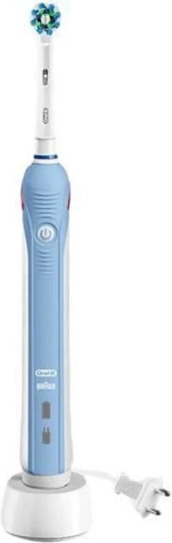 Oral B Oral-B Pro 2 2700 CrossAction - Elektrische Tandenborstel - Blauw, Wit -Mondelinge Benodigdheden Winkel 381x1200