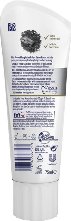 Prodent Charcoal Whitening & Detox Tandpasta - 12 X 75 Ml - Voordeelverpakking -Mondelinge Benodigdheden Winkel 390x1200 1