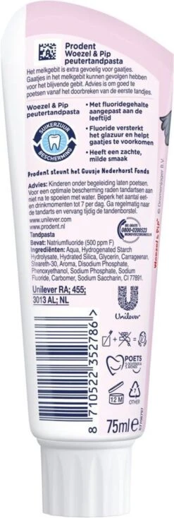 Prodent Kids 0-6 Jaar Woezel & Pip Tandpasta - 12 X 75 Ml - Voordeelverpakking -Mondelinge Benodigdheden Winkel 404x1200 3