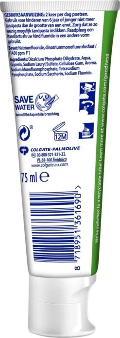 Colgate® Colgate Caries Protection Tandpasta - 6 X 75 Ml - Voordeelverpakking -Mondelinge Benodigdheden Winkel 428x1200 2