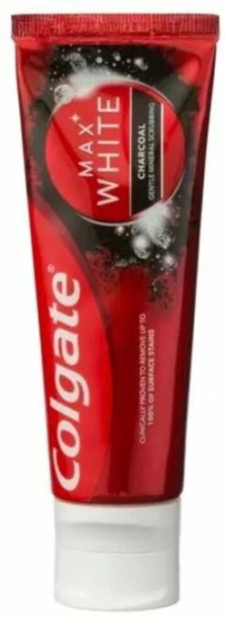 Colgate® Colgate Max White Charcoal Whitening Tandpasta - 4 X 75 Ml - Voordeelverpakking -Mondelinge Benodigdheden Winkel 438x1200 1