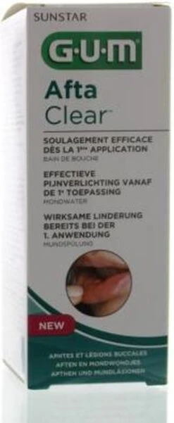 GUM® G.u.m. Aftaclear Mondspoeling 120 Ml - Medisch Hulpmiddel 17 GUM® G.u.m. Aftaclear Mondspoeling 120 Ml - Medisch Hulpmiddel -Mondelinge Benodigdheden Winkel 493x1200 1