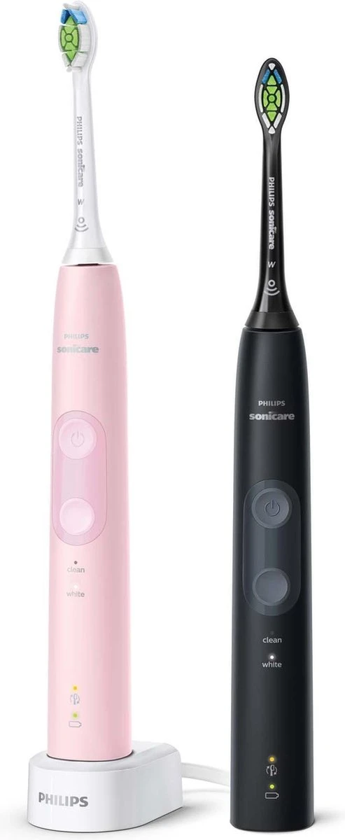Philips Sonicare ProtectiveClean 4500 Series HX6830/35 - Elektrische Tandenborstel - Roze & Zwart 3 Philips Sonicare ProtectiveClean 4500 Series HX6830/35 - Elektrische Tandenborstel - Roze & Zwart