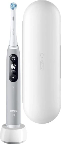Oral B Oral-B IO - 6 - Opal Grey-Elektrische Tandenborstel Met Revolutionaire Magnetische Technologie Powered By Braun -Mondelinge Benodigdheden Winkel 509x1200