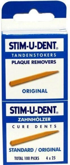 Stimudent Origineel - 4x 25 St - Tandenstoker -Mondelinge Benodigdheden Winkel 512x1200 1