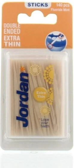 Merkloos Jordan Extra Dun - 140 St - Tandenstoker -Mondelinge Benodigdheden Winkel 530x1200 3