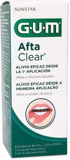 GUM® G.u.m. Aftaclear Mondspoeling 120 Ml - Medisch Hulpmiddel 15 GUM® G.u.m. Aftaclear Mondspoeling 120 Ml - Medisch Hulpmiddel -Mondelinge Benodigdheden Winkel 532x1200