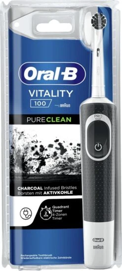 Oral B Oral-B Vitality - 100 - Pure Clean Elektrische Tandenborstel Ontworpen Door Braun -Mondelinge Benodigdheden Winkel 541x1200