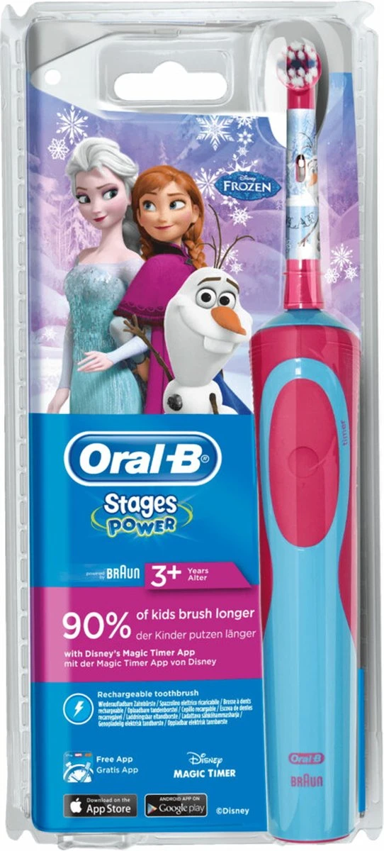 Oral B Oral-B Stages Power Kids Frozen - Elektrische Tandenborstel - 1 Handvat En 1 Opzetborstel 16 Oral B Oral-B Stages Power Kids Frozen - Elektrische Tandenborstel - 1 Handvat En 1 Opzetborstel - Afbeelding 14