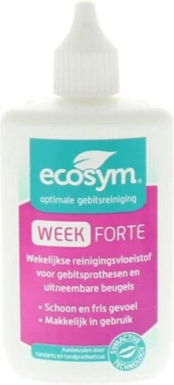 Ecosym Week Gel Forte - Kunstgebitreiniging - 100 Ml