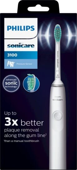 Philips Sonicare Series 3100 HX3671/13 - Elektrische Tandenborstel - Wit -Mondelinge Benodigdheden Winkel 543x1200