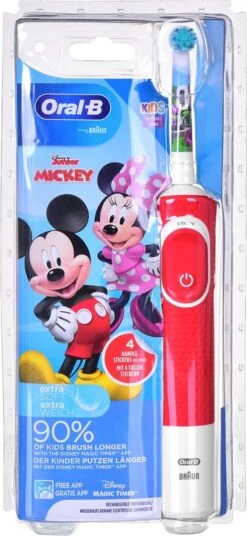 Oral B Oral-B Kids Mickey - Elektrische Tandenborstel - Powered By Braun - 1 Handvat En 1 Opzetborstel 31 Oral B Oral-B Kids Mickey - Elektrische Tandenborstel - Powered By Braun - 1 Handvat En 1 Opzetborstel -Mondelinge Benodigdheden Winkel 553x1200