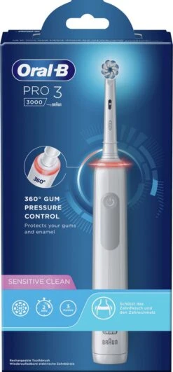 Oral B Oral-B Pro 3 3000 - Wit - Elektrische Tandenborstel - Ontworpen Door Braun - 1 Handvat En 1 Opzetborstel -Mondelinge Benodigdheden Winkel 558x1200 1