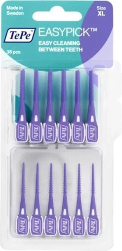 Tepe EasyPick Paars Maat XL – 36 Stuks 17 Tepe EasyPick Paars Maat XL – 36 Stuks -Mondelinge Benodigdheden Winkel 582x1200 1