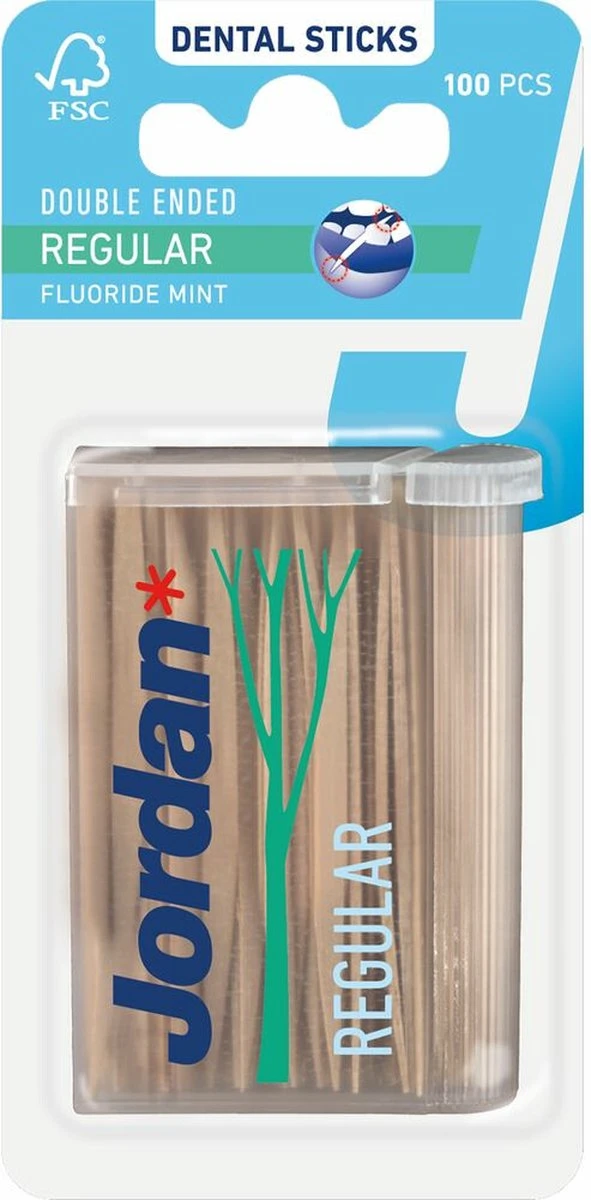 Jordan Tandenstokers - Regular - 100 Stuks 7 Jordan Tandenstokers - Regular - 100 Stuks - Afbeelding 6