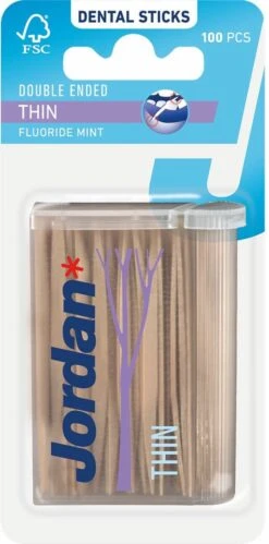 Jordan Dun 2-Zijdig - 100 St - Tandenstoker -Mondelinge Benodigdheden Winkel 594x1200 1