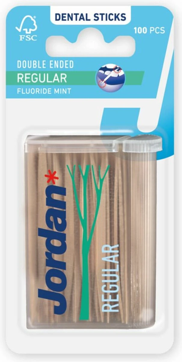 Jordan Tandenstokers - Regular - 100 Stuks 2 Jordan Tandenstokers - Regular - 100 Stuks