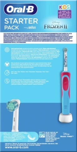 Oral B Oral-B Vitality Frozen - Elektrische Tandenborstel Voor Kinderen - 1 Handvat En 2 Opzetborstels -Mondelinge Benodigdheden Winkel 608x1200