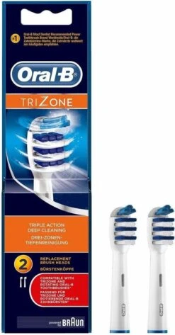 Oral B Oral-B TriZone - Opzetborstels - 2 Stuks -Mondelinge Benodigdheden Winkel 626x1200