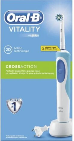 Oral B Oral-B Vitality CrossAction - Elektrische Tandenborstel - Blauw, Wit -Mondelinge Benodigdheden Winkel 633x1200