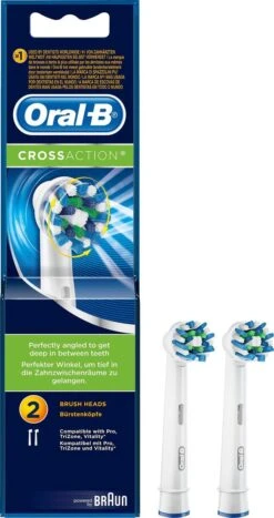 Oral B Oral-B Cross Action EB50 - 2 Stuks - Opzetborstels -Mondelinge Benodigdheden Winkel 635x1200 2