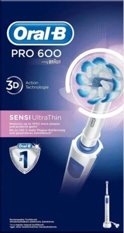 Oral B Oral-B PRO Pro 600 - Sensi-Clean - Elektrische Tandenborstel - Wit 21 Oral B Oral-B PRO Pro 600 - Sensi-Clean - Elektrische Tandenborstel - Wit -Mondelinge Benodigdheden Winkel 639x1200