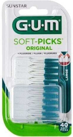 GUM® Gum Soft Picks Large - 40 St - Rager -Mondelinge Benodigdheden Winkel 641x1200 2