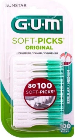 GUM® GUM Soft-Picks Original Regular 100 Stuks -Mondelinge Benodigdheden Winkel 656x1200 1