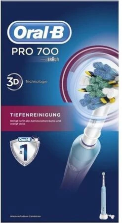 Oral B Pro 700 CrossAction - Elektrische Tandenborstel -Mondelinge Benodigdheden Winkel 659x1200