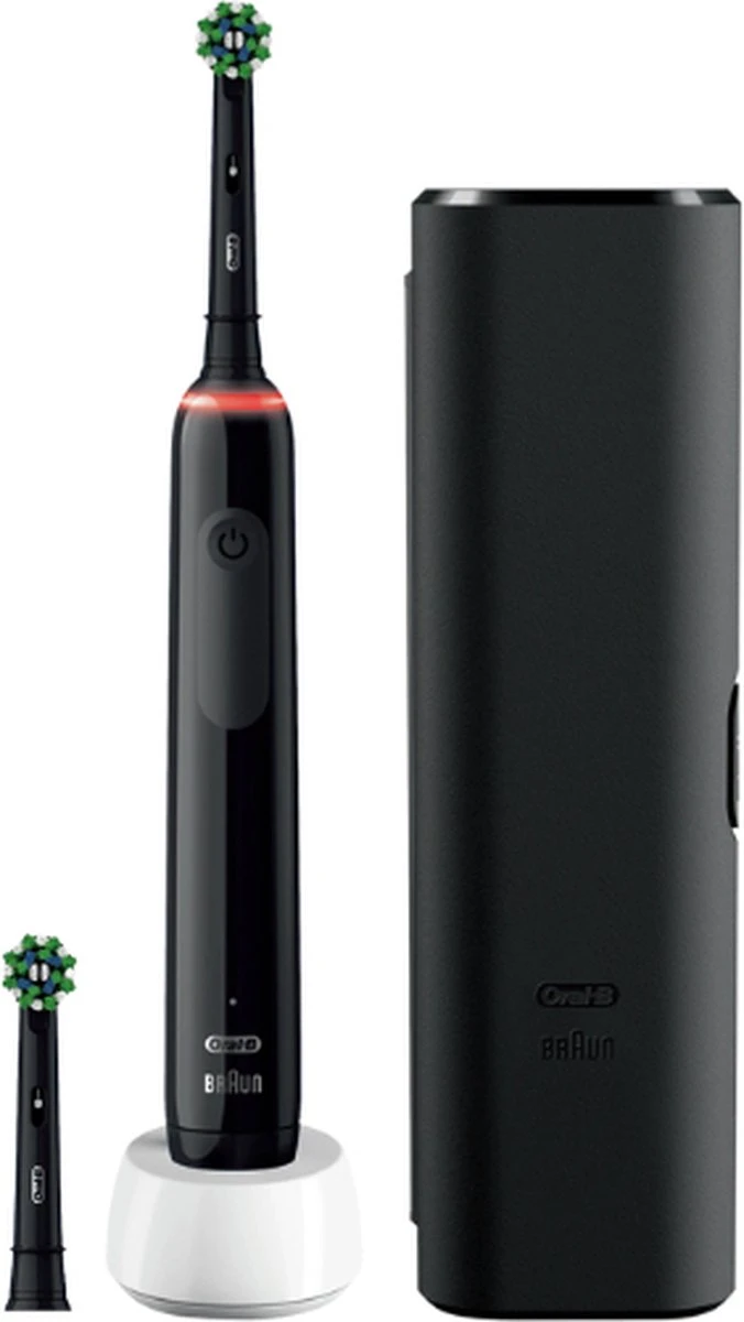 Oral B Oral-B Pro 3 3500 - Zwart Elektrische Tandenborstel 4 Oral B Oral-B Pro 3 3500 - Zwart Elektrische Tandenborstel - Afbeelding 2