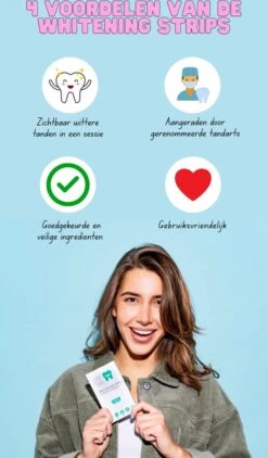 Love2smile PAP+ Premium Strips - Whitening Strips - De Natuurlijke Tandenbleker Van Nederland & België - Goedgekeurde Tandenbleek Strips - Teeth Whitening Strips - Wittere Tanden - Zonder Peroxide -Mondelinge Benodigdheden Winkel 703x1200 3