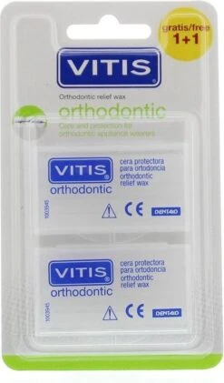 Vitis Orthodontic Wax 2 Stuks -Mondelinge Benodigdheden Winkel 704x1200
