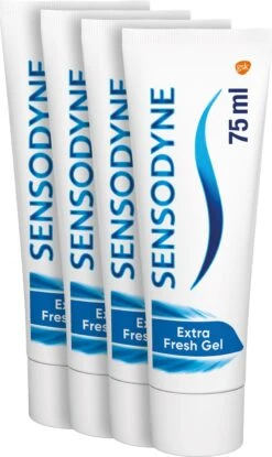 Sensodyne Extra Fresh Gel Tandpasta Voor Gevoelige Tanden 4 X 75 ML -Mondelinge Benodigdheden Winkel 715x1200 1