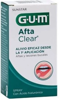 GUM® GUM AftaClear Spray - 15ml 15 GUM® GUM AftaClear Spray - 15ml -Mondelinge Benodigdheden Winkel 721x1200