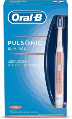 Oral B Pulsonic Slim 1100 Elektrische Tandenborstel Wit/Rosé -Mondelinge Benodigdheden Winkel 723x1200