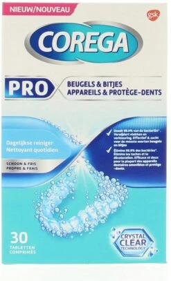 Corega Pro Beugels & Bitjes 30 Tabletten -Mondelinge Benodigdheden Winkel 728x1200 2