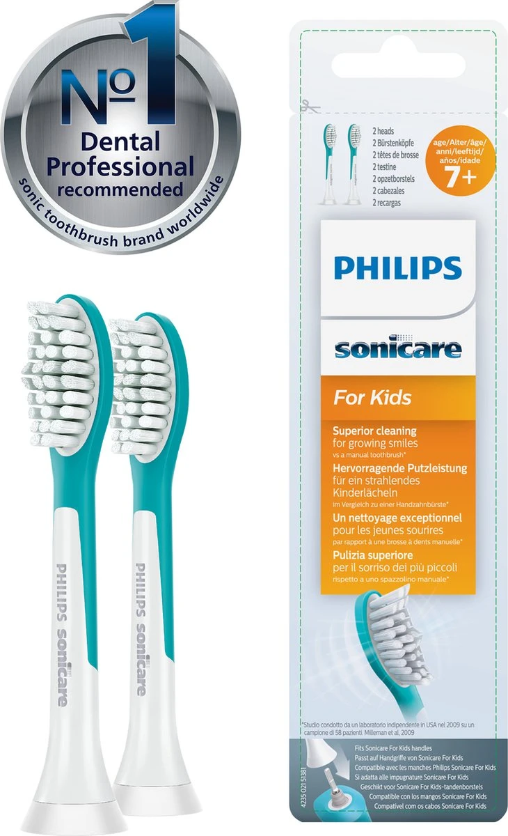 Philips Sonicare For Kids Standard A2 HX6042/33 - Opzetborstel - 2 Stuks 12 Philips Sonicare For Kids Standard A2 HX6042/33 - Opzetborstel - 2 Stuks - Afbeelding 10