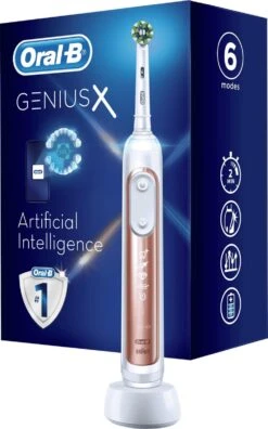 Oral B Oral-B Genius X Elektrische Tandenborstel Rosegold -Mondelinge Benodigdheden Winkel 749x1200