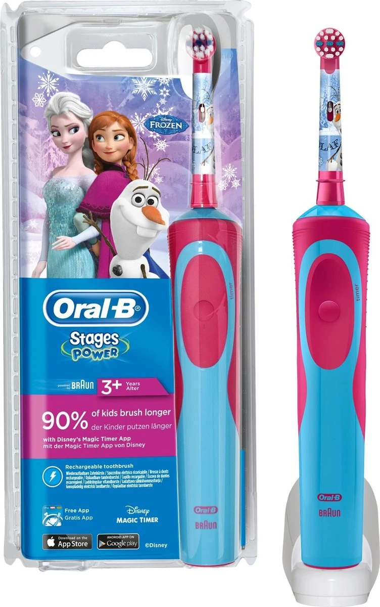 Oral B Oral-B Stages Power Kids Frozen - Elektrische Tandenborstel - 1 Handvat En 1 Opzetborstel 17 Oral B Oral-B Stages Power Kids Frozen - Elektrische Tandenborstel - 1 Handvat En 1 Opzetborstel - Afbeelding 15