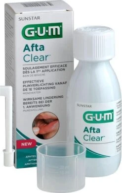 GUM® G.u.m. Aftaclear Mondspoeling 120 Ml - Medisch Hulpmiddel 12 GUM® G.u.m. Aftaclear Mondspoeling 120 Ml - Medisch Hulpmiddel -Mondelinge Benodigdheden Winkel 762x1200 1